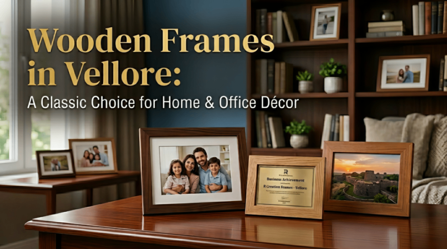 Wooden Frames in Vellore: A Classic Choice for Home & Office Décor