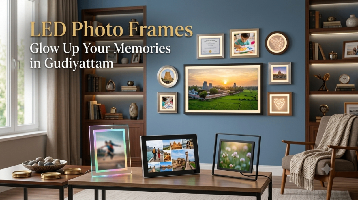 LED Photo Frames in Gudiyattam: A Modern Way to Display Your Favourite Memories