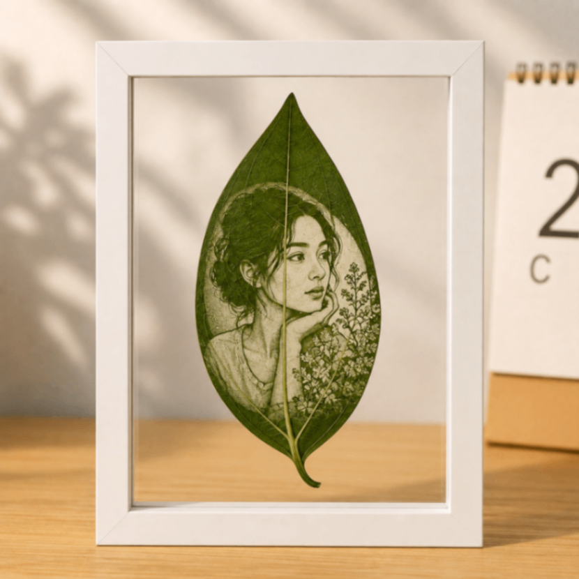 Leaf Engravings
