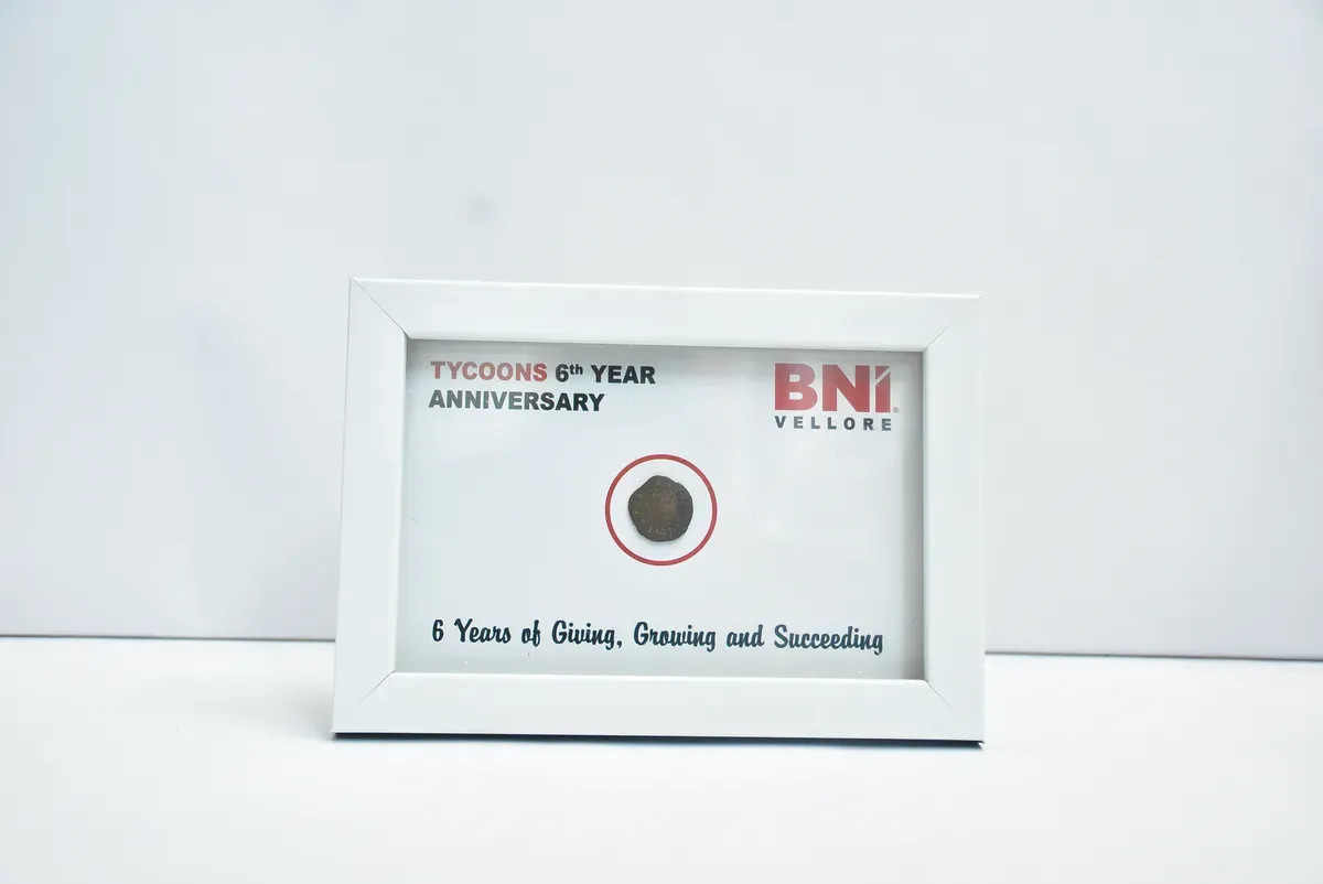 BNI Anniversary Commemorative Coin Frame